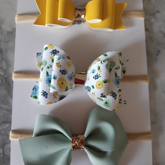 NWT set of 3 baby bows - Picture 1 of 1